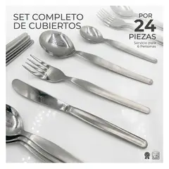 FACUSA - Set de Cubiertos de 24 Piezas Mod.510 - Facusa