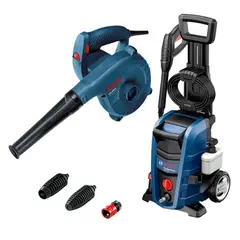 BOSCH - Hidrolavadora 1500W 1800 PSI GHP 180 + Soplador 800W GBL 800 E
