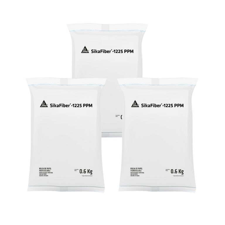 Pack 3 Und Microfibra refuerzo en hormigón SikaFiber -1225 PPM 600G