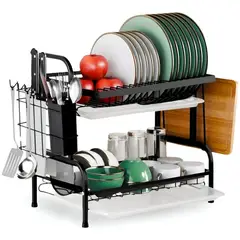 MINARI - Escurridor Organizador de Platos para Cocina Porta Cubiertos 16E