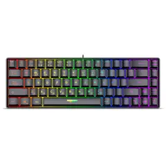 MICRONICS - Teclado Gamer RGB Slim 68 Teclas Infinity+ MIC K721+