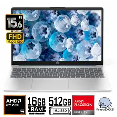 HP - Laptop Hp 15-FC0256la AMD Ryzen 5 7520U Ram 16GBb  512Gb SSD 15.6"FHD FreeDos