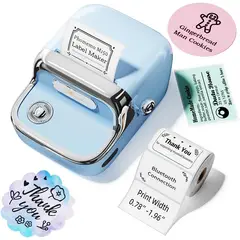 PHOMEMO - Phomemo M150 Etiquetadora térmica portátil - Sky Blue