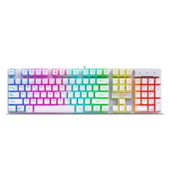 CYBERTEL - Teclado Gamer RainbowLED Antighosting Xtreme CYB K505W