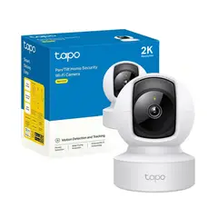 TP LINK - Tapo C212 3MP 2K Cámara Seguridad Wi-Fi Giratoria 360°