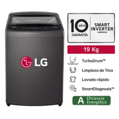 LG - Lavadora WT19BVTB TurboDrum Carga Superior 19kg