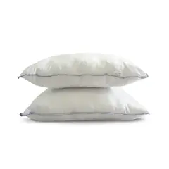 ARLIN TEXTIL - Pack de 2 Almohadas Nuth Microfibra Blanco