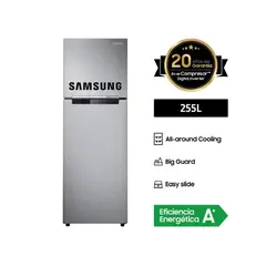 SAMSUNG - Refrigeradora RT25FARADS8 Top Freezer 255L Inox