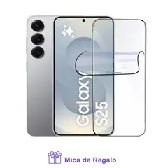 SAMSUNG - Galaxy S25 5G 12Gb Ram 128Gb Rom Silver Shadow con Mica Hidrogel