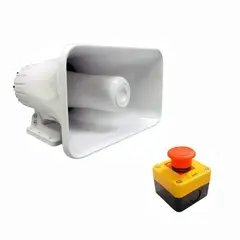 OPALUX - SIRENA 90W 220 voltios + PULSADOR Manual de emergencia: Kit de SEGURIDAD