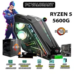 AMD - Computadora PC Ryzen 5 5600G RAM 16GB DISCO SOLIDO 500GB