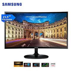 SAMSUNG - Monitor LC24F390FHLXPE 235 Led Curvo FreeSync