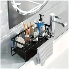 MINARI - Organizador de Baño lavamanos con Toallero y Drenaje automático OBD10