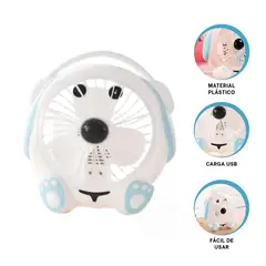 GENERICO - Pack6 Mini Enfriador Creativa en Forma de Perrito Multicolor
