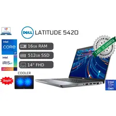 Dell - Dell Latitude 5420 Ci7 11va 16gb Ram 512gb Ssd Reacondicionada 1 Año Garantía + COOLER + MOUSE