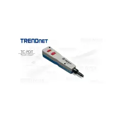 TRENDNET - Herramienta Punch Down Tc-Pdt 110 Para Instalación Rápida De Redes Rj-45, Fácil D