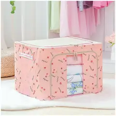 INSPIRA MARKET - Caja organizadora plegable con cierres 33 x 50 x 40