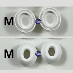 GENERICO - Almohadillas de silicona compatible con AirPods Pro 1 - 2  (2 pares M)