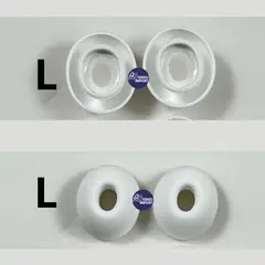 GENERICO - Almohadillas de silicona compatible con AirPods Pro 1 - 2  (2 pares L)