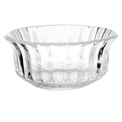 INSPIRA - Set de 6 Bowls de Vidrio Labrado para Postres 300 ml