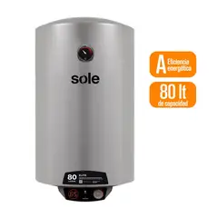 SOLE - Terma Eléctrica Elite 1500 W 80 L Agua caliente instantánea