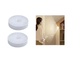 GENERICO - 2 LUCES LED CON SENSOR DE MOVIMIENTO RECARGABLE