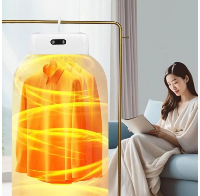 Secador De Ropa Portátil Eléctrica Plegable 10Kg