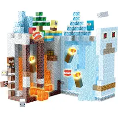 MAGNETI BLOCK - Set Bloques magnéticos Frozen imanes 200 PIEZAS con Luces