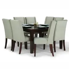 STIL NOVO - JUEGO DE COMEDOR 8 SILLAS LUCAS GRIS CLARO