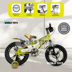 CONFORT - Bicicleta Deportiva para Niños Aro 16 «IKE GOOD» Yellow