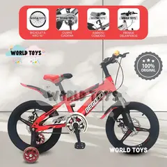 CONFORT - Bicicleta Deportiva para Niños Aro 16 «IKE GOOD» Red