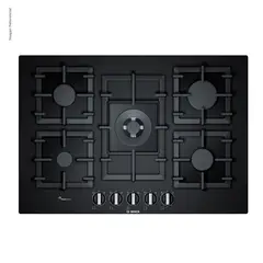 BOSCH - Encimera a Gas 75cm Vidrio Serie 6 PPQ7A6B90