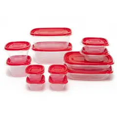 RUBBERMAID - Set de 24 Piezas de Recipientes Take Along con Tapas Herméticas