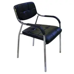 TEMEL - Silla Fija IM-SOFT II Silla de visita color negro