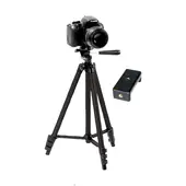 WEIFENG - Trípode Profesional WT-3130 de 125 cm + Adaptador a Celular