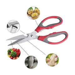 GENERICO - TIJERA MULTIUSO COLOR NARANJA