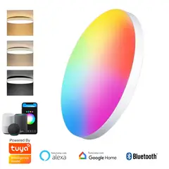 LUMIN - ILUMINACION LAMPARA DE TECHO PLAFON RGB WIFI - BT con Alexa y Google