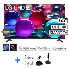 LG - Televisor 65 Pulg Ultra HD 4K AI ThinQ 65UA7300 Modelo 2025 + Antena