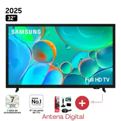 SAMSUNG - TELEVISOR SAMSUNG 32 UN32H5000FG SMART TV 2025 + Antena Digital