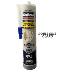 QUILOSA - SELLADOR DE JUNTAS SINTESEL MADERA 300ML ROBLE GRIS CLARO