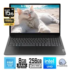 LENOVO - Laptop V15 G6 ITN INTEL N100 Ram 8Gb SSD 256Gb SSD 15,6FHD FreeDos