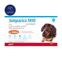 SIMPARICA - Simparica Trio Caramel 5 - 10 kg X3 Tabletas