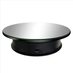 GENERICO - Base Giratoria Eléctrica Grande 25cm I Soporte Máx 3KG