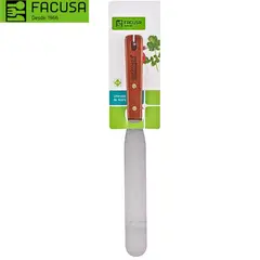 FACUSA - Espátula A/Inox (Eh-5U) Larga Decor. M/Mad. Nº 01 -