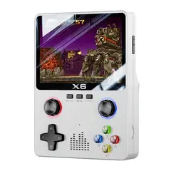 OVOTOUMI - Consola Portatil Retro Game X6 32G Blanco
