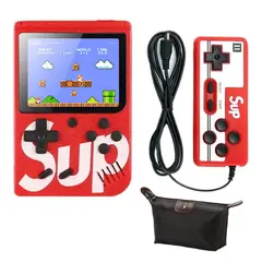 OVOTOUMI - Consola Retro Portátil SUP 3" 400 in 1 Juegos - Rojo
