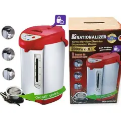 NATIONALIZER - TERMO HERVIDOR DISPENSADOR ELÉCTRICO 6 8LT HN-6820PE