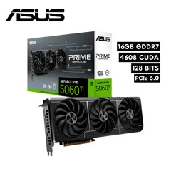 ASUS - Tarjeta Gráfica PRIME GeForce RTX™ 5060 Ti 16GB GDDR7