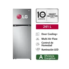 LG - Refrigeradora GT24BPP 241L Door Cooling Top Freezer
