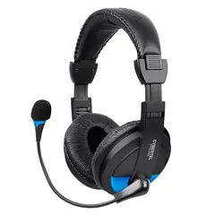 CYBERTEL - Audifono con Microfono Gamer azulnegro H370B-U